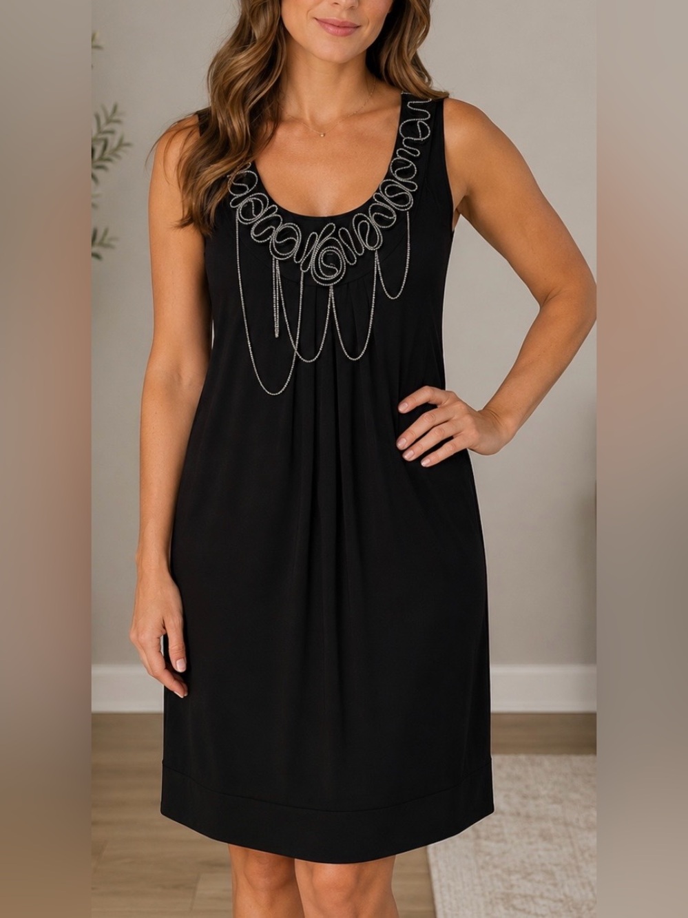 R&M Richards Stretch Dress Size 14